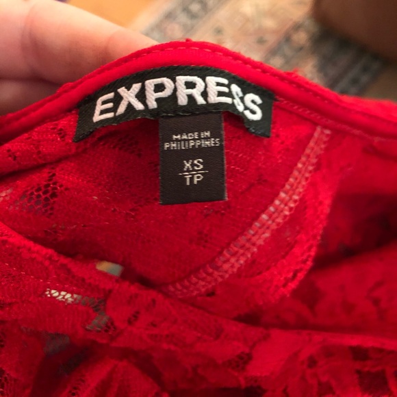 red lace dress - Picture 5 of 6